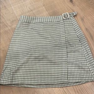 BRANDY MELVILLE Buckle Mini Skirt